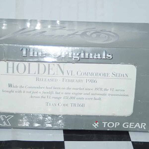 Trax top gear holden vl commodore sedan 1986 tr16b