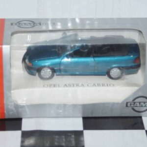 Gama opel vauxhall astra cabrio in blue 51026 in 1:43