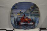 Bradford exchange gran premio d`europa 2000 ferrari plate & certificate