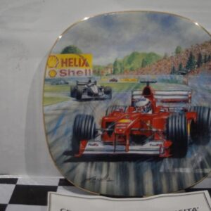 Bradford exchange gran premio di san marino 2000 ferrari plate & certificate