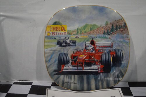 Bradford exchange gran premio di san marino 2000 ferrari plate & certificate