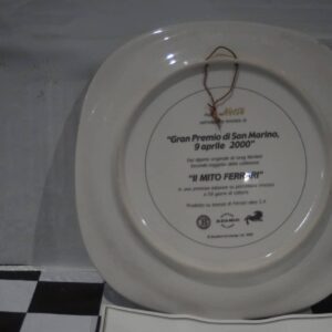 Bradford exchange gran premio di san marino 2000 ferrari plate & certificate