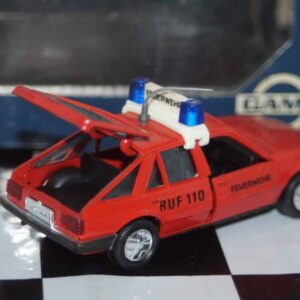 Gama opel ascona vauxhall cavalier feuerwehr 1141 in 1:43 scale