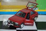 Gama opel kadett, vauxhall astra mk1 in orange 4 door 890 in 1:43 scale