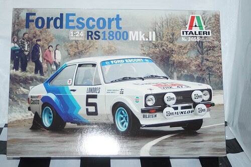 Italeri ford escort rs1800 mk2 monte carlo 1979 3655 1:24 model kit