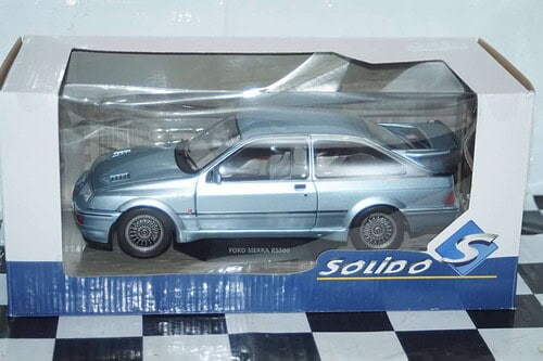 Solido ford sierra 3 door cosworth rs500 blue 1:18 diecast s1806106