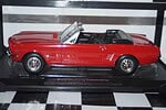 Norev ford mustang convertible 1966 red 1:18 scale 182810