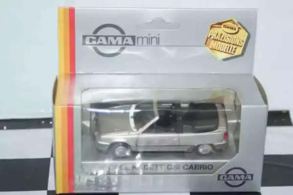 Gama opel kadett vauxhall astra mk2 gsi cabrio silver 1135 1:43