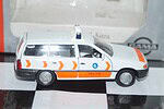 Gama opel vauxhall astra mk3 politie 81001000 in 1:43 scale