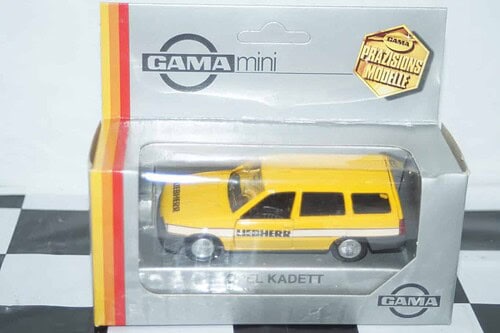 Gama opel vauxhall astra kadett mk2 liebherr 81112000 in 1:43 scale