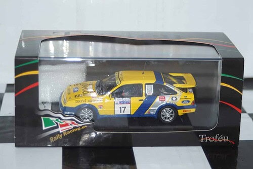 Trofeu ford sierra rs cosworth m.lovell rac rally 1988 1:43rd scale rr.uk 48