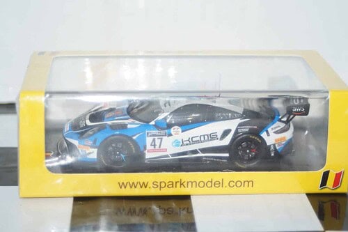Spark porsche 911 gt3 r kcmg 7th 24h spa 2022 #47 1:43 resin sb502