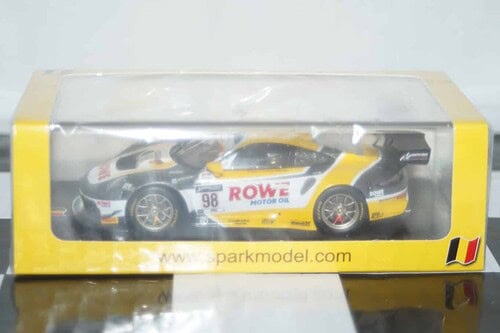 Spark porsche 911 gt3 r rowe racing winner 24h spa 2020 #98 1:43 resin sb370