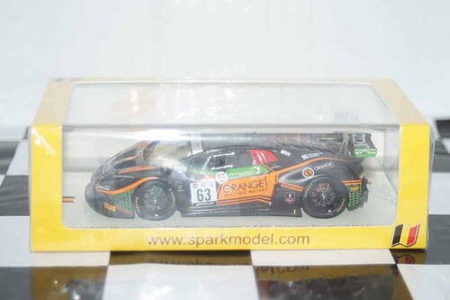 Spark lamborghini huracan gt3 evo orange 1fff 3rd silver cup 24h spa 2020 1:43 ref sb386