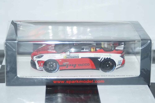 Spark alpine a110 rally rgt course winner monte carlo 2023 #67 1:43 resin s6726
