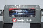 Schuco vauxhall tigra blue 2 door dealer box @ 1:43 scale