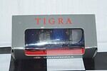 Schuco vauxhall tigra blue 2 door dealer box @ 1:43 scale