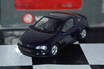 Schuco vauxhall tigra blue 2 door dealer box @ 1:43 scale
