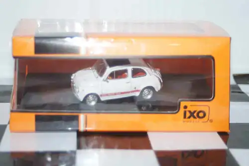 Ixo fiat arbarth 595 ss 1964 white clc484n.22 1:43