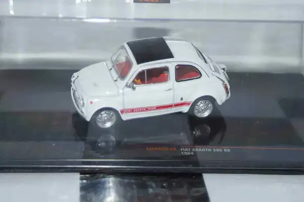 Ixo fiat arbarth 595 ss 1964 white clc484n.22 1:43