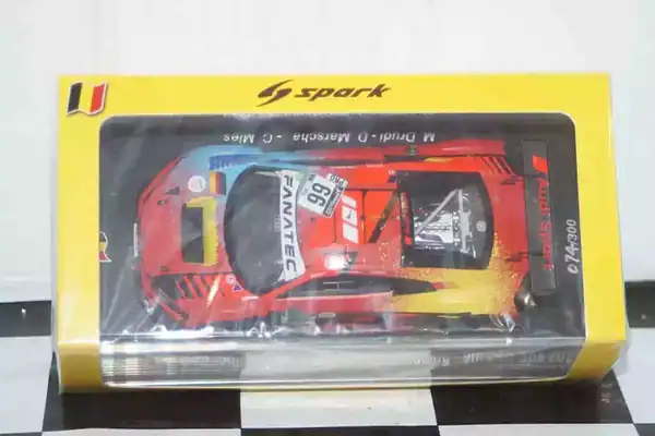 Spark audi r8 lms gt3 team attempto racing 9th 24h spa 2021 1:43 ref sb437