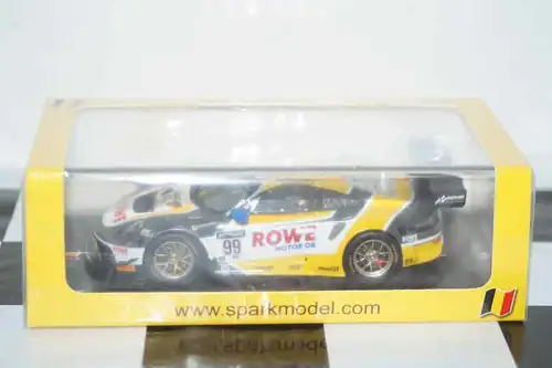 Spark porsche 911 gt3 r rowe racing 24h spa 2020 #99 1:43 resin sb392