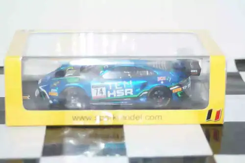 Spark porsche 911 gt3 r ema motorsport 24h spa 2022 #74 1:43 resin sb513