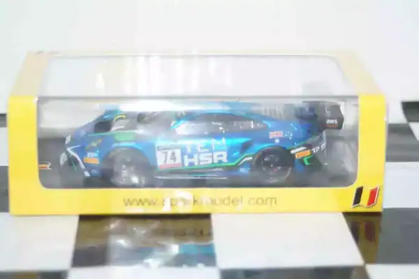 Spark porsche 911 gt3 r ema motorsport 24h spa 2022 #74 1:43 resin sb513