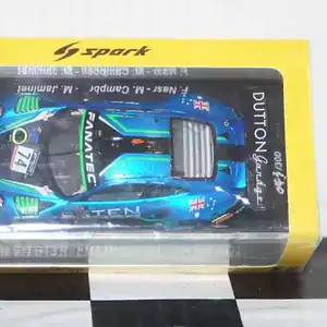 Spark porsche 911 gt3 r ema motorsport 24h spa 2022 #74 1:43 resin sb513