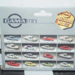 Gama opel vauxhall ascona cavalier polizei 81170000 in 1:43 scale