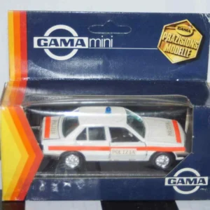 Gama opel vauxhall ascona cavalier polizei 81170000 in 1:43 scale