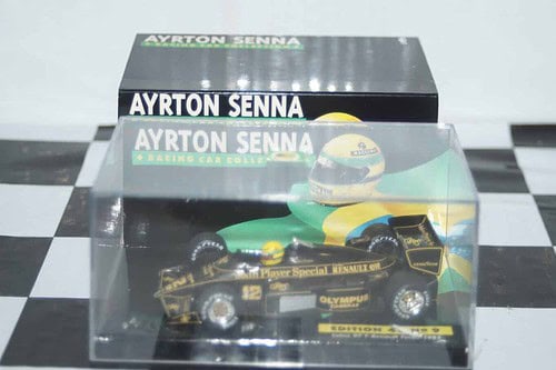 Minichamps lotus 97 t renault turbo 1985 ayrton senna collection in 1:43