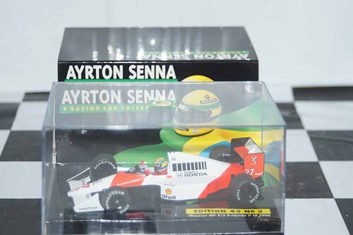 Minichamps mclaren mp 4/5 b honda v10 1990 ayrton senna collection in 1:43