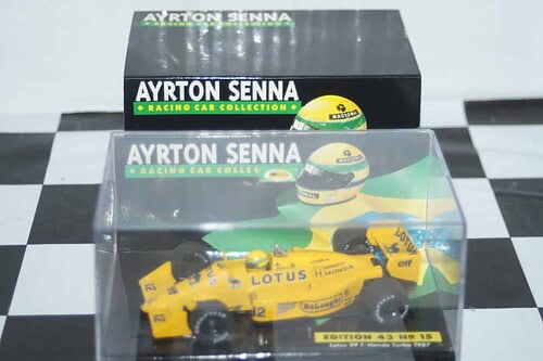Minichamps lotus 99 t honda turbo 1987 ayrton senna collection in 1:43