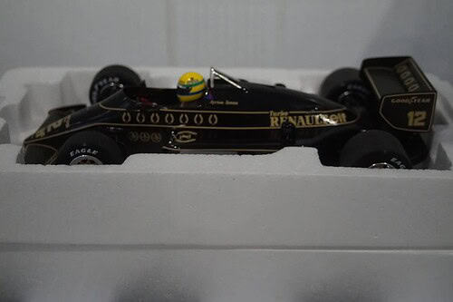 Minichamps lotus renault 99t #12 1985 ayrton senna collection in 1:18