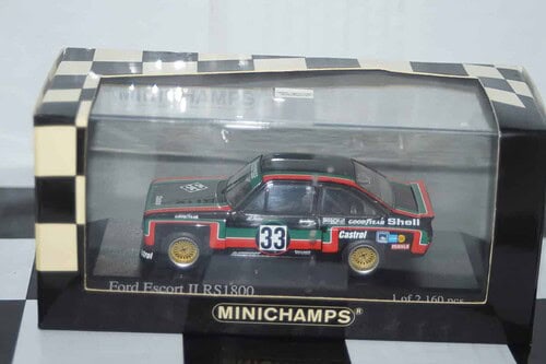 Minichamps ford escort mk2 rs1800 drm superprint 1976 400 768433 1:43
