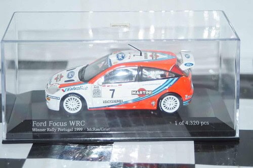 Minichamps ford focus rs wrc winner portugal 1990 rally #7 - no cardboard sleeve