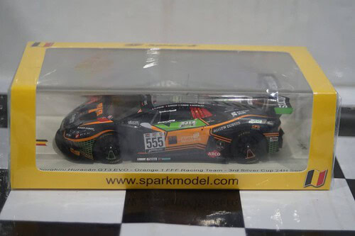 Spark lamborghini huracan gt3 evo orange 1fff 24h spa #63 2020 1:18 ref 18sb029