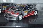 Vitesse skid peugeot 206 wrc monte carlo rally #1 2001 m.gronholm skm185