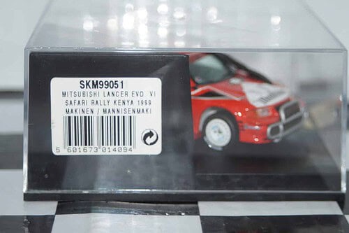 Vitesse skid mitsubishi lancer evo vi safari kenya rally #1 1999 makinen skm99051