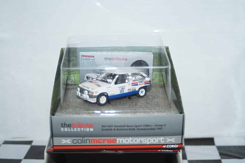 Corgi vanguard vauxhall nova group a scottish rally 1987 mcrae #85 ref va11401