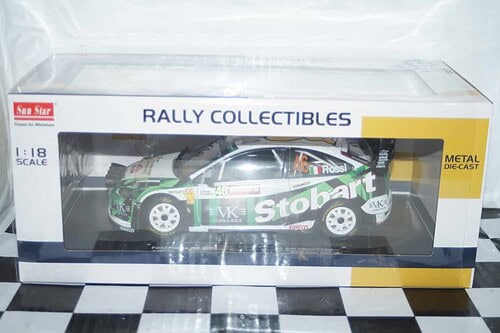 Sunstar ford focus rs wrc07 wales rally gb 2008 #46 v.rossi ref 3939 1:18