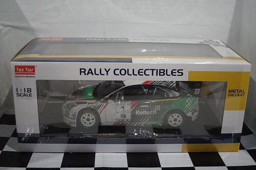 Sunstar ford focus rs wrc 06 c.breen #1 winner boggeragh rallysprint  ref 3980 1:18