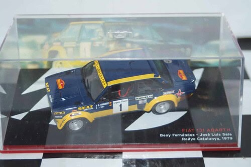 Atlas ixo based fiat 131 catalunya rally 1979 #1 b.fernandez 1/43