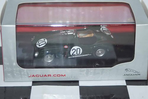 Ixo (dealer box) jaguar xk120 c type #20 green diecast 1:43