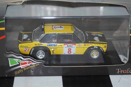 Trofeu fiat abarth 131 safari rally 1981 #8 r.colinge rr.it 04 1:43 diecast
