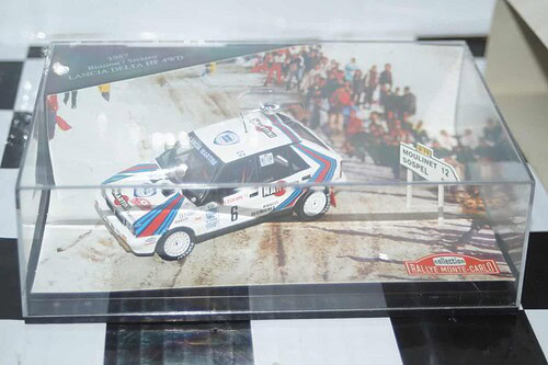 Vitesse skid lancia delta winner monte carlo rally #6 1987 m.biasion smc015 crack in case