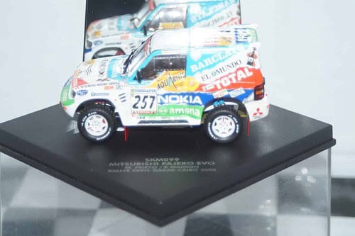 Vitesse skid mitsubishi pajero evo rally paris dakar #257 2000 m.prieto skm099