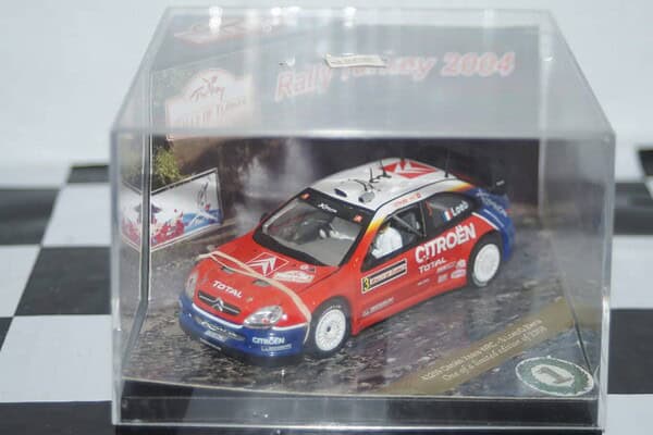 Skid vitesse citroen xsara wrc rally turkey #3 s.loeb 2004 1:43 43209 -crack in case
