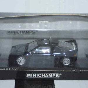 Minichamps ford rs 200 in black 1986 1/43rd 430 080270